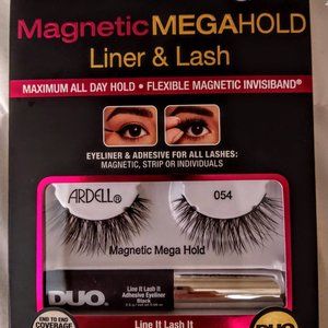 NEW ARDELL MAGNETIC MEGAHOLD LASHES AND LINER #054